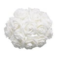 thumbnail image 1 of 50 rosas de espuma PE de 8 cm - Ramo de flores artificiales, tallo flexible, decoración para bodas, hogar y fiestas, 1 of 6