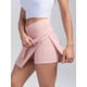 thumbnail image 3 of Luce elegante y siéntete cómoda: faldas de tenis 2 en 1 con pantalones cortos y pantalones cortos de yoga y golf con bolsillo interior de cintura alta para ropa deportiva para mujer, 3 of 4