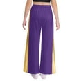 thumbnail image 4 of TTAO Girls Worship Dance Dress Clothing Sets Sleeveless Asymmetrical Hem Church Choir Dress with Wide-Leg Praise Pants Purple 8, 4 of 7