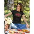 thumbnail image 2 of Mother's Day Decor Shaped T-Shirt Women -Image by Shutterstock, Female Medium, 2 of 4