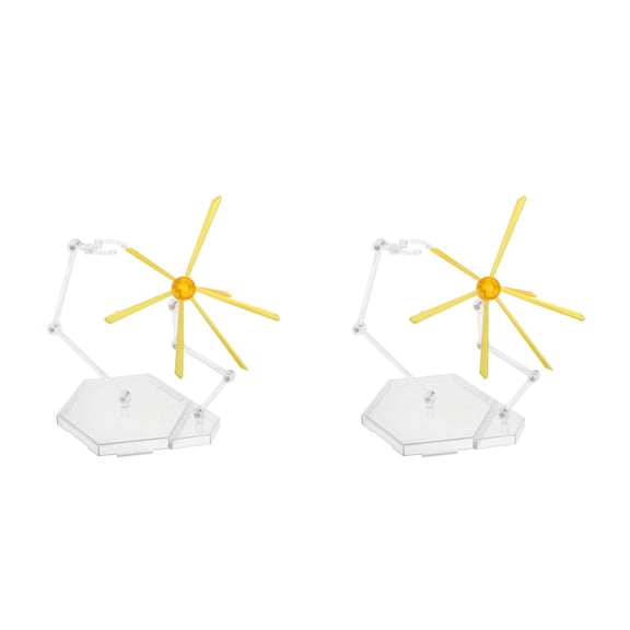 WORGEOUS 2 Sets  Action Figure Display Stand With Effects For Action Figures Display Base For Figures Figure Display Holder Stand Action Figure Stand Assembly Display Holder Base