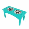 thumbnail image 6 of WestinTrends Elevated Modern Pet Stand Feeder for Cats & Dogs Puppy, Removable stainless steel bowls, UV and Weather Resistant, 6 of 7