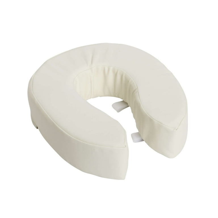 Padded raised deals toilet seat cushion