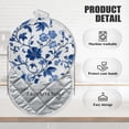 thumbnail image 2 of 2 PCS Pot Holders for Kitchen,Potholders Sets with Hook for Oven,Cooking,Baking,Beautiful Blue And White Porcelain, 2 of 7