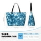 thumbnail image 4 of Disketp Blue Tie Dye Bolsa de Playa de Gran Capacidad, Bolso Impermeable y a Prueba de Arena para Mujer, Ideal para Playa, Piscina y Natación, 4 of 7
