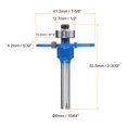 thumbnail image 2 of Uxcell T Slot Cutter Rabbet Router Bit 15/64" Shank 1-5/8" x 5/32" 2 Wing Carbide Slotting Cutter with Bearing, 2 of 6