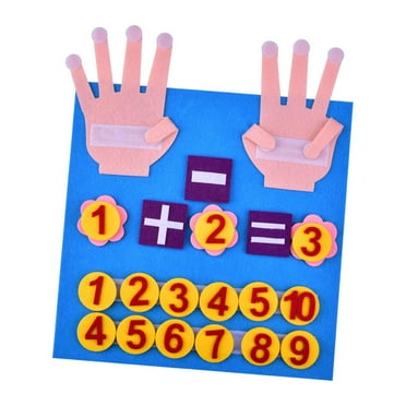 Educational Toy Learning Activities Finger Number Math Teaching Aids Numbers Matching for Children Kindergarten