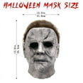 thumbnail image 3 of Michael Myers Masks Cosplay Costume Latex PropsHot Movie Game Face Headgear with Hair Full Head Masks Costume, 3 of 6
