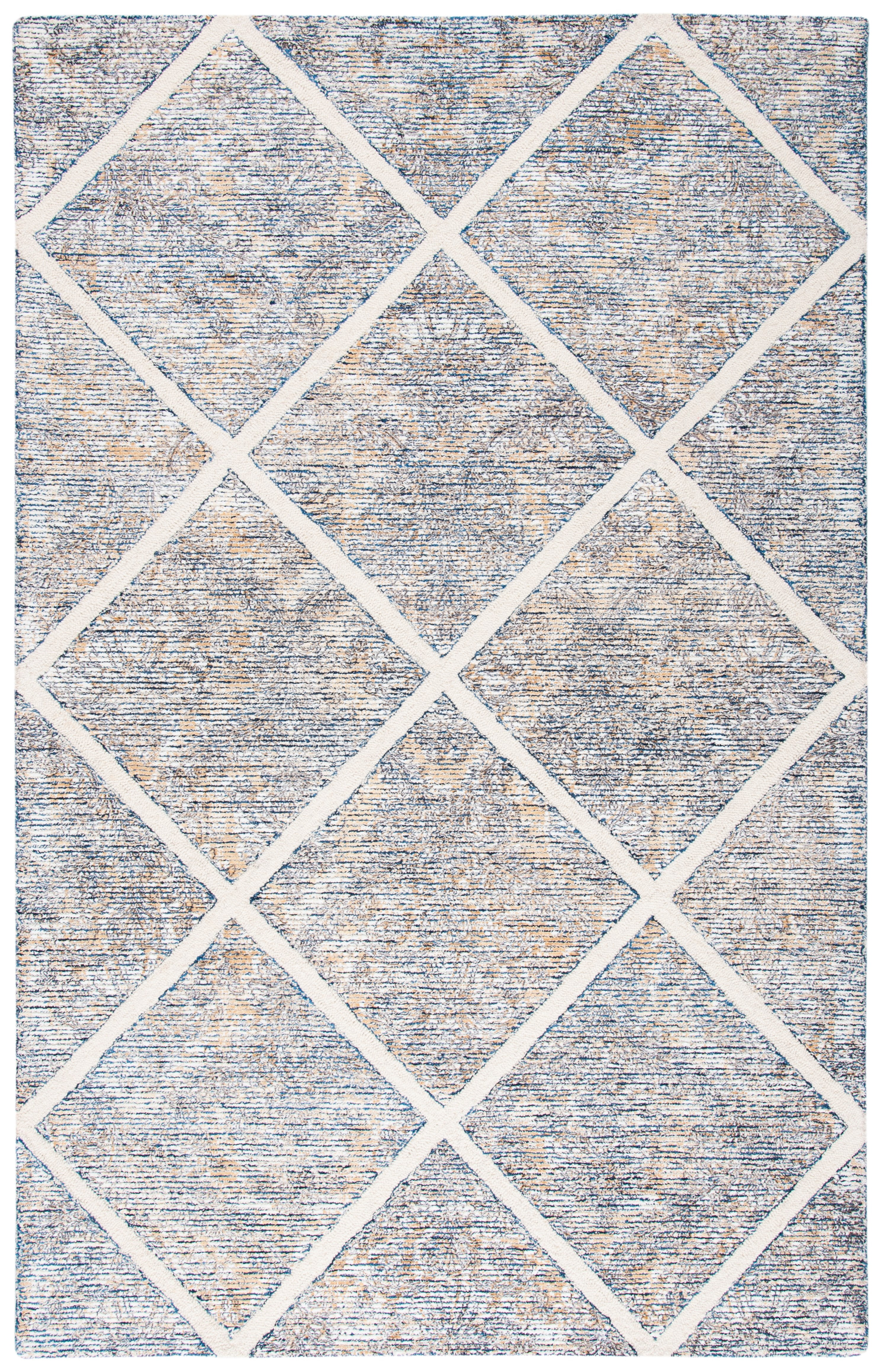 SAFAVIEH Artistry Linda Trellis Area Rug, Ivory/Gold, 5' x 8'