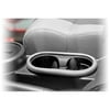 Rugged Ridge by RealTruck Cup Holder Trim for Wrangler JK | Front, Brushed Silver | 11151.13 | Compatible with 2007-2010 Jeep Wrangler JK