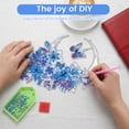 thumbnail image 6 of FYJUCPA Hanging Diamond Art Kit for Adults, Special Shape Diamonds DIY Diamond Drawing Kit for Beginners, Plastic Pendant for Home Decor, 11.42 x 7.48 Inches, 6 of 11