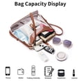thumbnail image 3 of FALAN MULE Clear Crossbody Bag for Women, Small Transparent Shoulder Purse for Concerts and Sports Events, 3 of 7