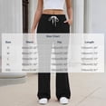 thumbnail image 3 of Samdudou Girls Flare Leg Sweatpants Elastic Waist Bootcut Trousers Casual Activewear Bottoms Sporty Yoga Pants Lounge Clothes for School Sports Size 5-15 Years, 3 of 8