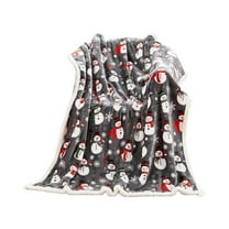 WEGFTDUOP Christmas Blanket Bow Throws Sofa Breathable Fuzzy Blanket Machines Washable Holiday Blankets Bow Warm Throw Blankets Winter Blankets Blankets And Throws, Bed Blankets