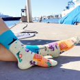 thumbnail image 2 of Fish Feast sous la Mer de Sock Panda (Petit Adulte - Tailles de Chaussures 2-5), 2 of 5