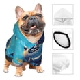 thumbnail image 3 of Balery Colorful Underwater Plant Turtle Sudadera con Capucha para Perros Pequeños – Ropa para Mascotas, Disfraz para Perros y Gatos, Ideal para Fiestas y Cosplay-Medium, 3 of 7