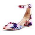 thumbnail image 1 of Zapatos DREAM PAIRS ANNEE Floral Tacones Gruesos de Punta, 1 of 7