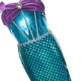 thumbnail image 5 of Vestido de la Sirenita Ariel para niña, disfraz de Halloween, ropa de fiesta de cumpleaños, Carnaval, Verano, 5 of 5