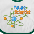 thumbnail image 4 of Inktastic Future Scientist with Atom Boys or Girls Baby Bib, 4 of 4