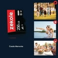 thumbnail image 7 of zekole® 256GB micro Memory Card, High-Speed Full HD Video Micro Card with Adapter (3-Pack), 7 of 7