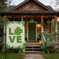 thumbnail image 4 of Yeciiwht St. Patrick's Day Garden Flag Holiday Shamrocks Decorative Flag Uniques Green Printed Garden Flag Suitable for St. Patrick's Day Outdoor Decoration, 4 of 6