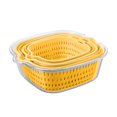 thumbnail image 4 of Colador de cocina de doble capa, resistente y duradero. Amarillo, 4 of 6