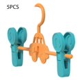 thumbnail image 1 of Baby Coat Hangers With Trouser Clips Extendable Children\'s Clothes Airer With Rotatable Hooks For, 1 of 5