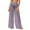 #0086-Purple, variant on Pincandy Women See Through Sheer Mesh Pants Beach Swimsuit Bikini Bottom Cover up Party Club Elastic High Waist Wide Leg Pants