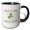 Black/White, variant on 3drose, St. Patricks Day Text. This Is My Lucky Item, 11oz Mug