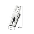 thumbnail image 2 of 20 pinzas para la ropa de acero inoxidable, clips irrompibles e inutilizables, no se oxidan, 2 of 4