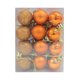 thumbnail image 1 of 24 bolas navideñas naranjas irrompibles para árbol de Navidad. Juego de adornos colgantes para Navidad, bodas, fiestas y otras ocasiones., 1 of 7