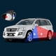 thumbnail image 4 of New Car Wide Angle 360 Degree Rotation Blind Spot Rearview Front Wheel Convex Mirror, 4 of 5