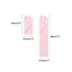 thumbnail image 2 of Guantes de ópera largos de satén brillante INSPIRE CHIC para mujer, con pliegues, de dedo completo, talla única, color rosa, 2 of 6