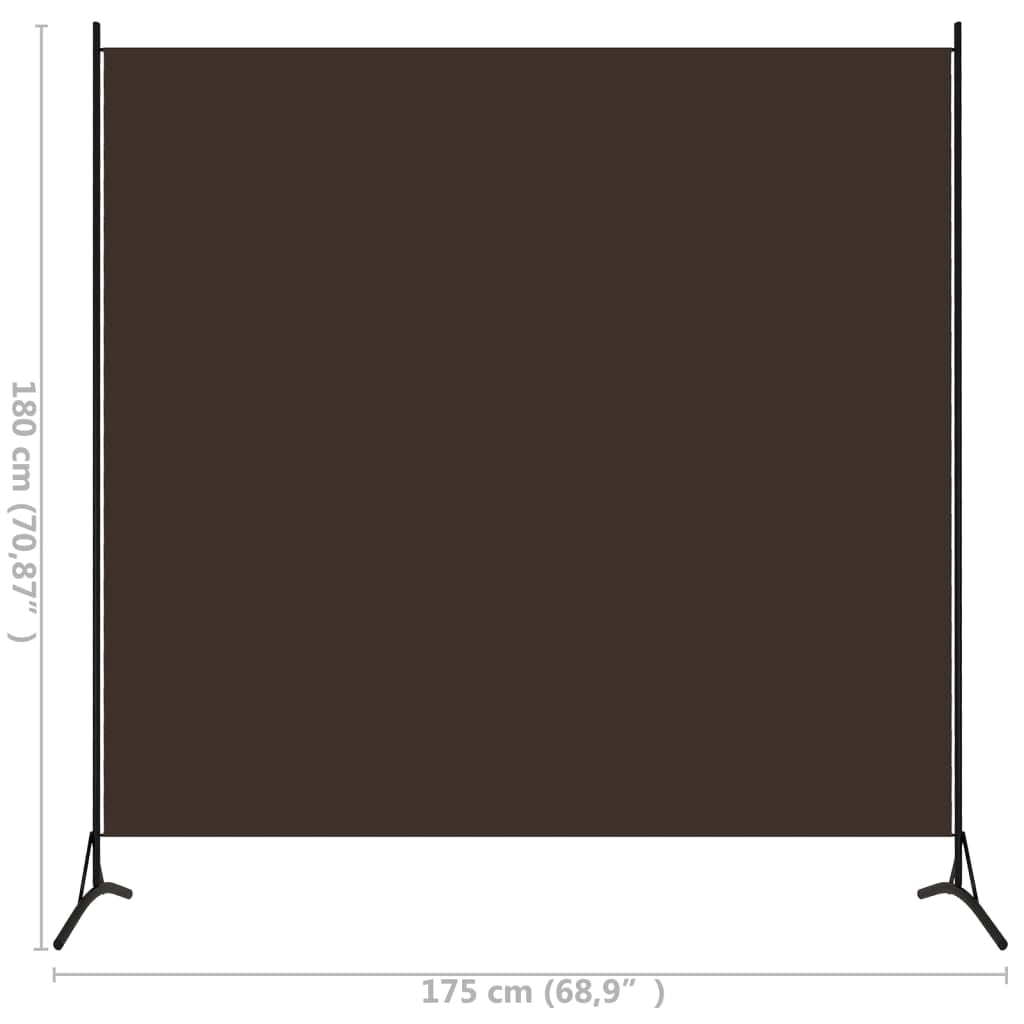 vidaXL Room Divider Folding Wall Partition Privacy Screen for Office Fabric