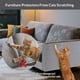 thumbnail image 5 of Protector de muebles para gatos, protector de sofá autoadhesivo recortable de garras de gato, alfombrilla rascador de gato para cubrir la torre de gato, 5 of 7