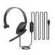 thumbnail image 3 of Auriculares USB con micrófono y cancelación de ruido para PC, computadora, cómodos auriculares de una sola oreja para call center y trabajo, 3 of 8