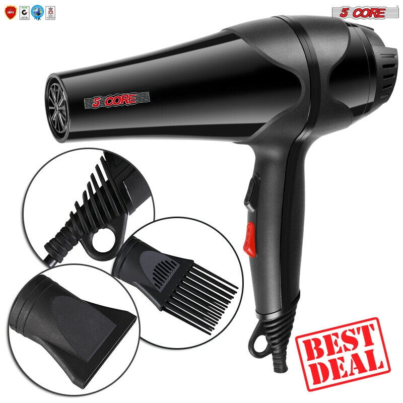5 Core Professional Ionic Hair Blow Dryer Blower 1875W Ceramic Quiet