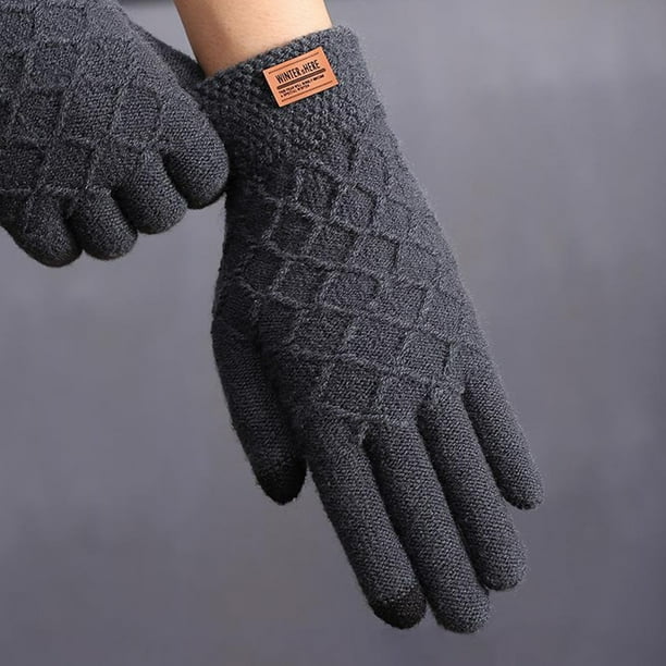 Xihbxyly Guantes de Terciopelo Winter Plus, Compatibles con Pantallas Táctiles, Transpirables de Secado Rápido, Cálidos y Cómodos para Deportes Al Aire Libre, Ideales para Ciclismo y Senderismo, Unis
