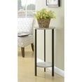 thumbnail image 3 of Graystone 31" Plant Stand in Gray Faux Birch Wood and Black Metal Frame, 3 of 6