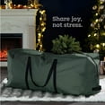thumbnail image 6 of Christmas Tree Storage Bag,Fits 4 FT Christmas Tree Storage Bag with Handles,Waterproof Christmas Tree Bag with Dual Zippered for Xmas Holiday Tree,Home Storage, 6 of 7