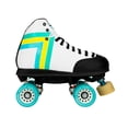 thumbnail image 1 of Riedell Quad Roller Skates - Antik Skyhawk Indoor Skate Set (Size 8, White, Wheels Blue (92A)), 1 of 10