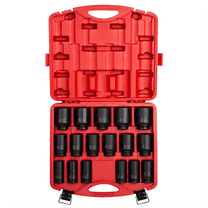 Sunex 4685 3/4" Drive 17 Piece SAE Deep Impact Socket Set