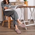thumbnail image 6 of Ecetana Slippers for Women Fuzzy Slippers Warm Slip On House Sock Shoes with Hook Loop, 6 of 6
