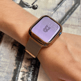 thumbnail image 4 of Correa para Apple Watch  de 45 mm Metálica + Protector lateral de pantalla. Estilo Milanese. Mamá Pulpo  Milanese case lateral, 4 of 8