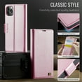 thumbnail image 6 of Allytechgroup Wallet Phone Case for iPhone 11 with Credit Card Slot, RFID Blocking PU Leather Flip Case with Kickstand Support Wireless Charging Shockproof Bumper for Women Men, Rosegold, 6 of 11