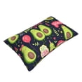 thumbnail image 3 of Haiem Pillowcase for Hair and Skin Queen - Avocado Love Printed Soft Pillowcase with Envelope Closure-20"x30", 3 of 9