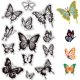 thumbnail image 1 of Sellos transparentes de silicona reutilizables con forma de mariposa y escarabajo, 1 of 9