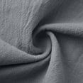 thumbnail image 6 of ClodeEU Women's Ruffle Collar Long Sleeve Linen Blend Shirt,Solid Color Casual Blouse Gray,Womens Plus S, 6 of 6