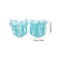thumbnail image 3 of BingTong Striped Glitter Inflatable Swim Arm Floaties, Transparent Sequins Swimming Arm Bands, Buoyancy Water Float Sleeves for Kids Adults Pool Beach Water Play Blue, 3 of 7