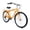 Orange, variant on 26 Inch Beach Cruiser Bike for Men & Women,7-Speed with High-Tensile Steel Frame,Purple
